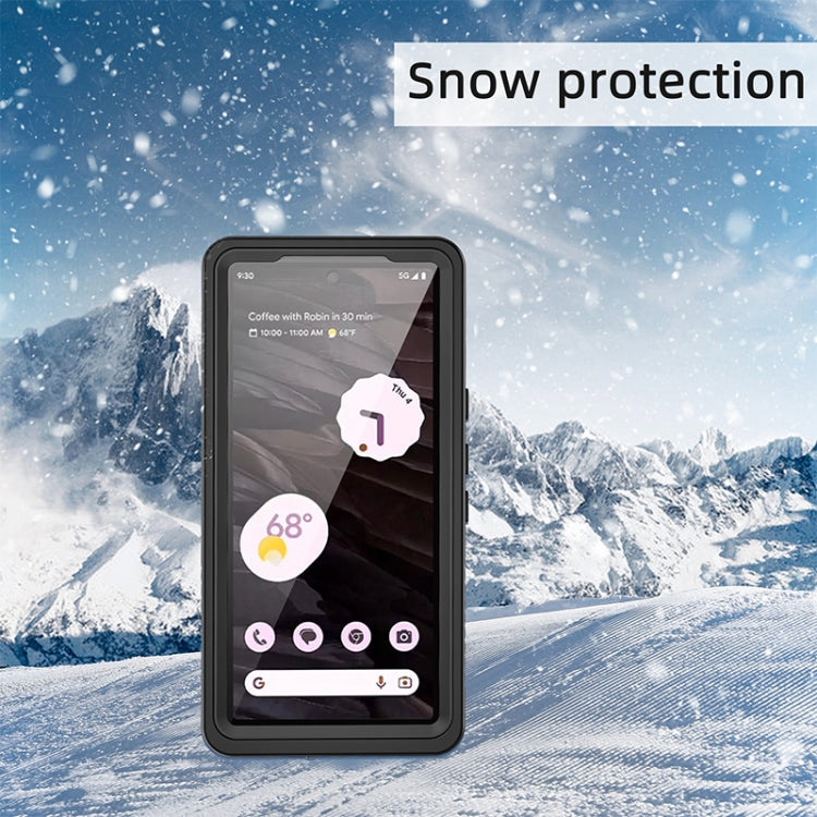 For Google Pixel 7a RedPepper Shockproof IP68 Waterproof PC + TPU Protective Case(Black)