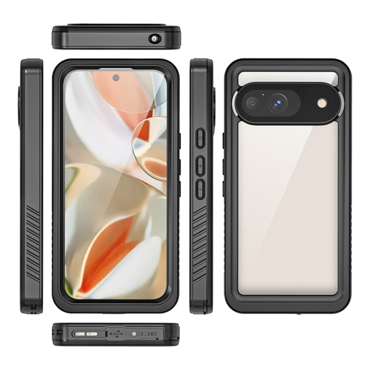For Google Pixel 9 RedPepper Shockproof IP68 Waterproof PC + TPU Protective Case - Black