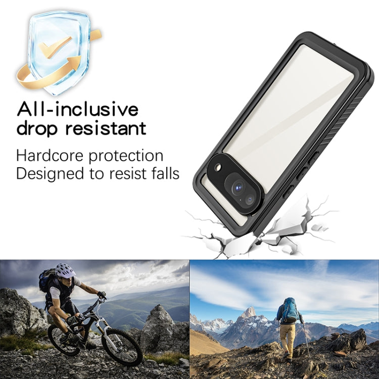 For Google Pixel 9 RedPepper Shockproof IP68 Waterproof PC + TPU Protective Case - Black