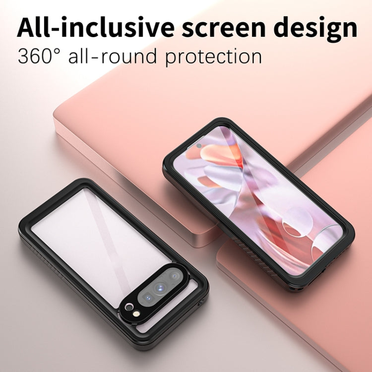 For Google Pixel 9 Pro RedPepper Shockproof IP68 Waterproof PC + TPU Protective Case - Black