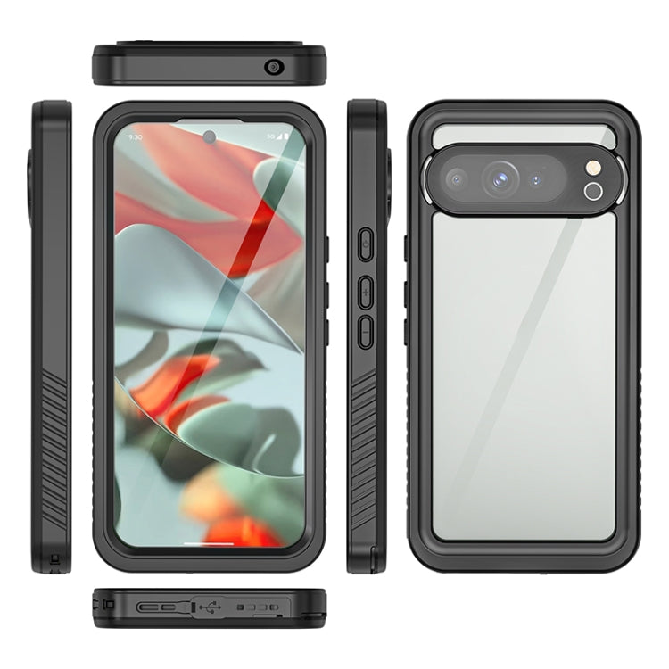 For Google Pixel 9 Pro XL RedPepper Shockproof IP68 Waterproof PC + TPU Protective Case - Black