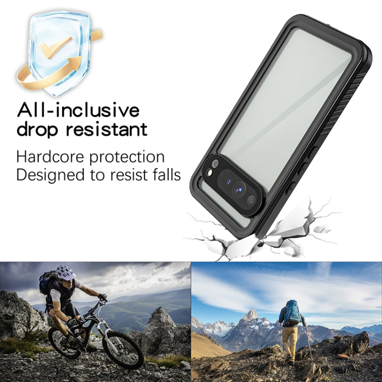 For Google Pixel 9 Pro XL RedPepper Shockproof IP68 Waterproof PC + TPU Protective Case - Black