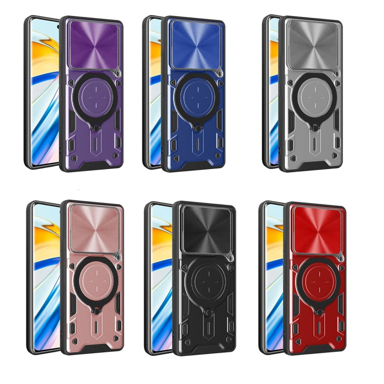 For Infinix GT 20 Pro CD Texture Sliding Camshield Magnetic Holder Phone Case