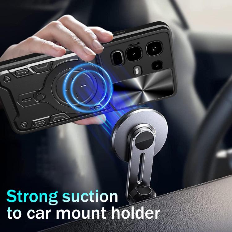 For Infinix Note 50s CD Texture Sliding Camshield Magnetic Holder Phone Case
