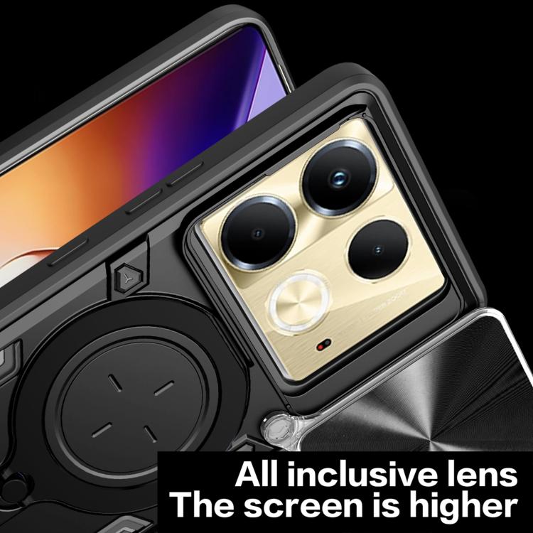 For Infinix Note 40 5G CD Texture Sliding Camshield Magnetic Holder Phone Case