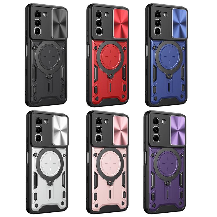For Infinix Hot 70 5G CD Texture Sliding Camshield Magnetic Holder Phone Case