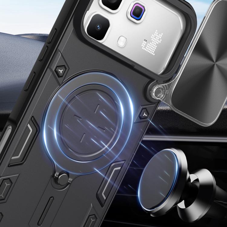 For Infinix Note Edge 5G CD Texture Sliding Camshield Magnetic Holder Phone Case