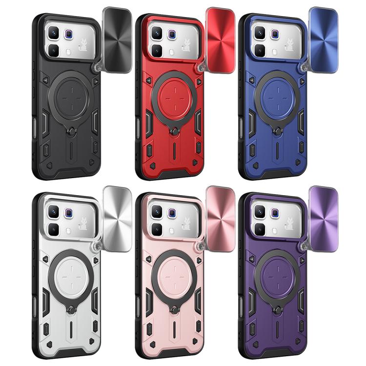 For Infinix Note Edge 5G CD Texture Sliding Camshield Magnetic Holder Phone Case