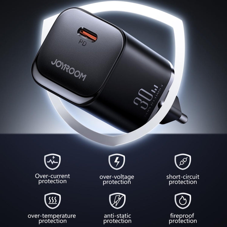 JOYROOM TCF07 30W USB-C / Type-C Fast Charger, Plug: