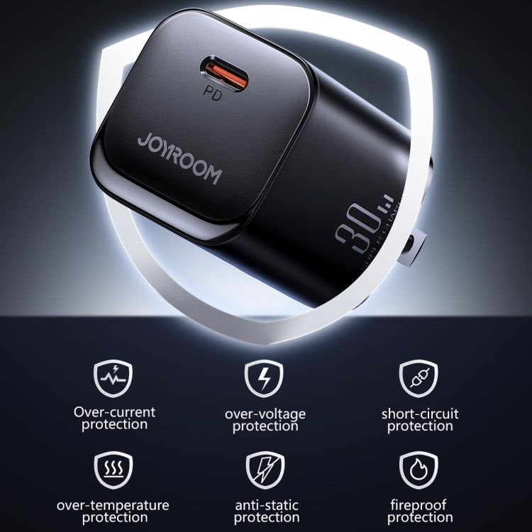 JOYROOM TCF07 30W USB-C / Type-C Fast Charger, Plug: