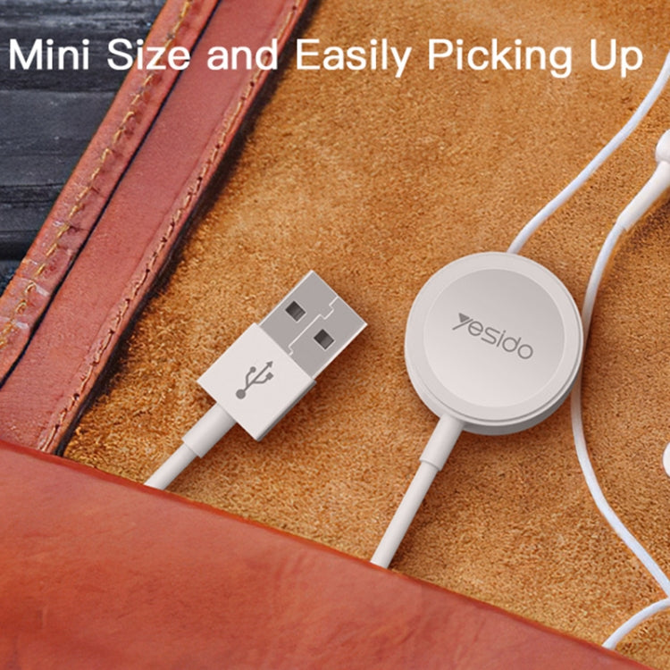 Yesido CA69 For Apple Watch USB Magnetic Charger, Cable Length: 1m(White)