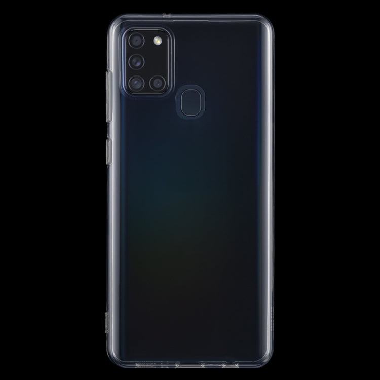 For Samsung Galaxy A21s 0.75mm Ultra-thin Transparent TPU Soft Protective Case