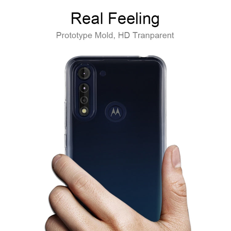 For Motorola Moto G8 Power Lite 0.75mm Ultra-thin Transparent TPU Soft Protective Case