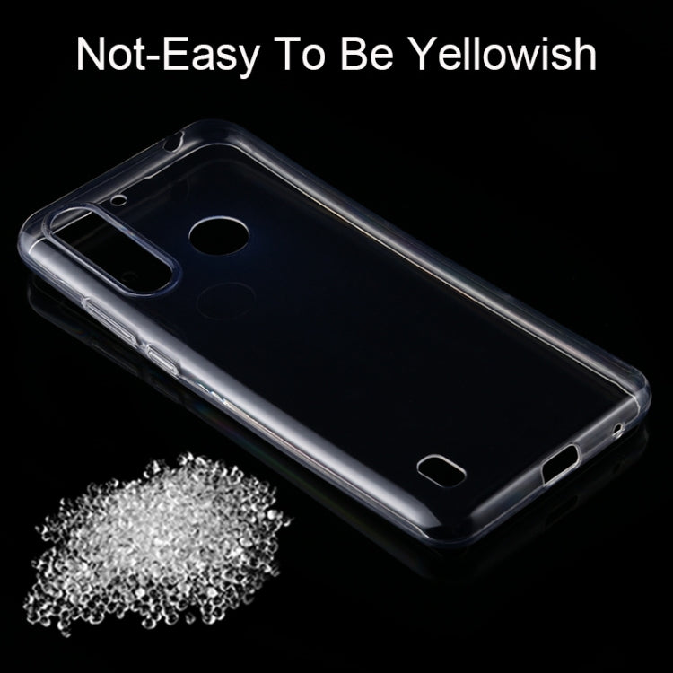 For Motorola Moto G8 Power Lite 0.75mm Ultra-thin Transparent TPU Soft Protective Case