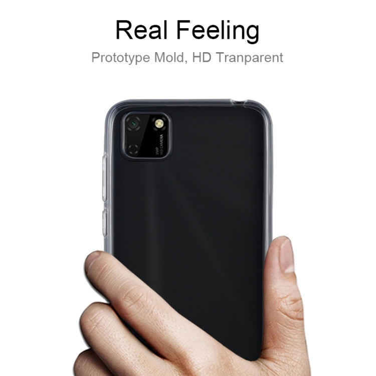 For Huawei Y5p 0.75mm Ultra-thin Transparent TPU Soft Protective Case