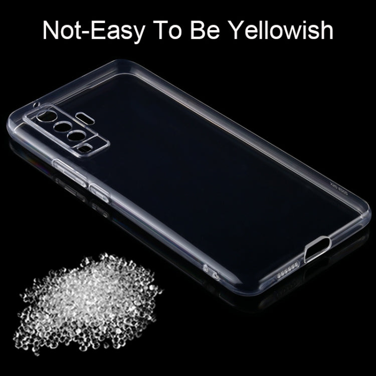 For Vivo X50 0.75mm Ultra-thin Transparent TPU Soft Protective Case