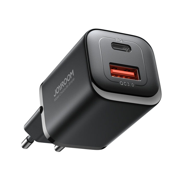 JOYROOM TCF08 30W USB+USB-C / Type-C Dual Port Charger, Plug: