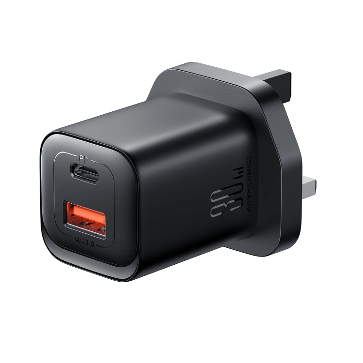 JOYROOM TCF08 30W USB+USB-C / Type-C Dual Port Charger, Plug:
