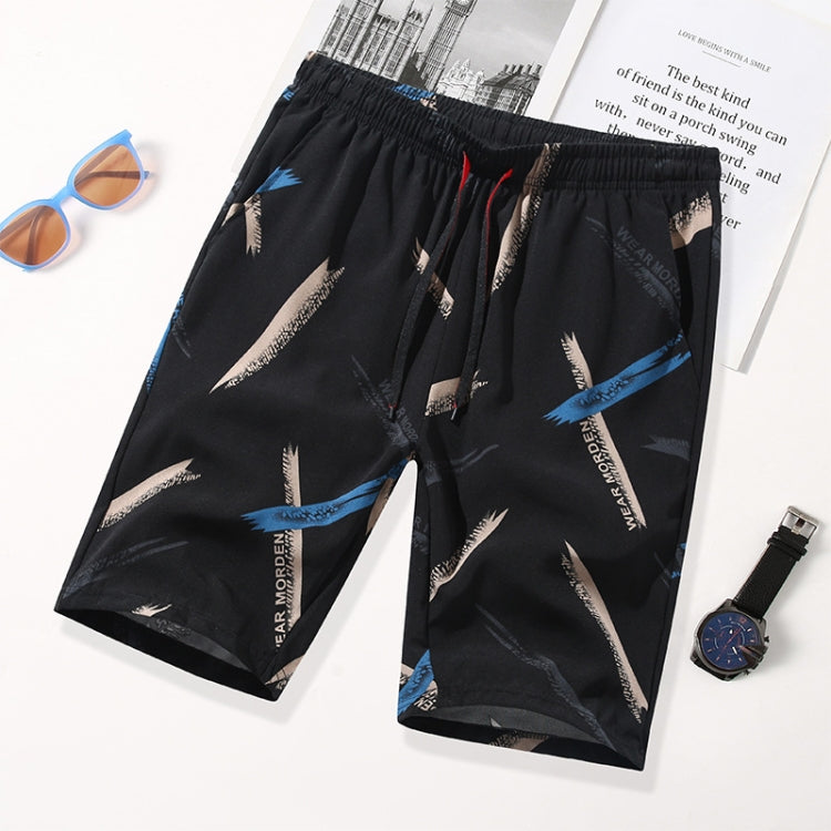 Men Summer Thin Straight Leg Casual Shorts, Size:
