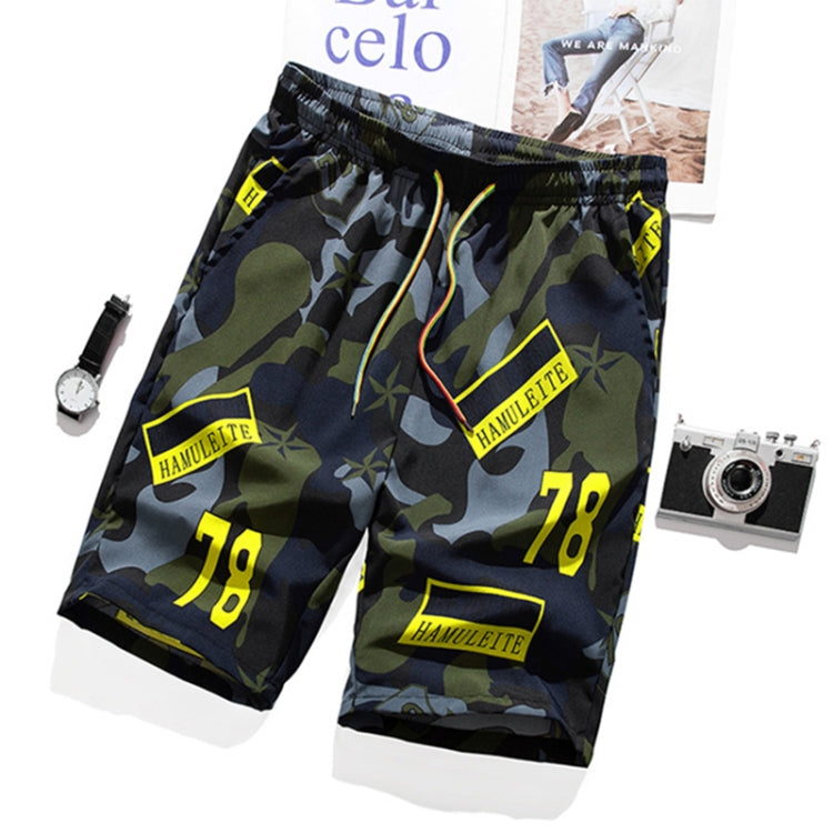Men Summer Thin Straight Leg Casual Shorts, Size: