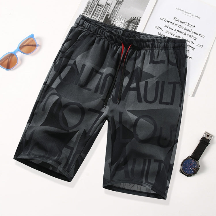 Men Summer Thin Straight Leg Casual Shorts, Size: