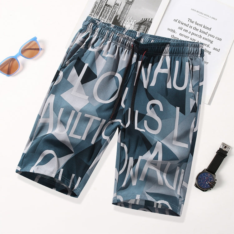 Men Summer Thin Straight Leg Casual Shorts, Size: