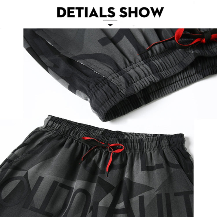 Men Summer Thin Straight Leg Casual Shorts, Size: