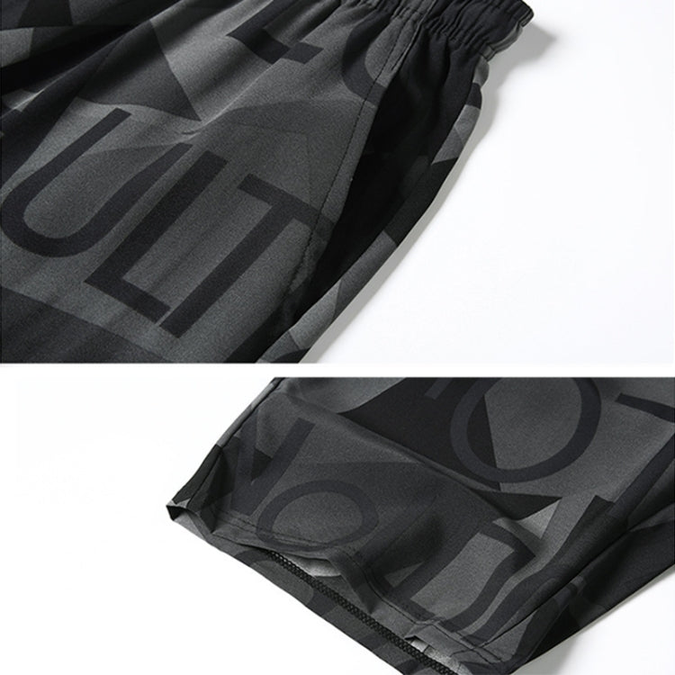 Men Summer Thin Straight Leg Casual Shorts, Size:
