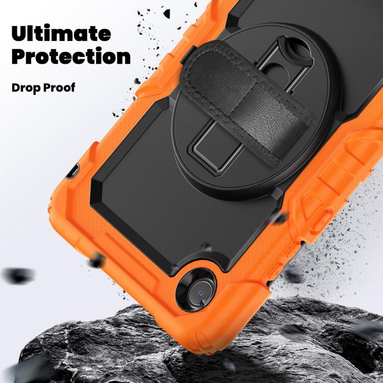 For Lenovo Tab K9 / Tab One Silicone Hybrid PC Tablet Case with Shoulder Strap