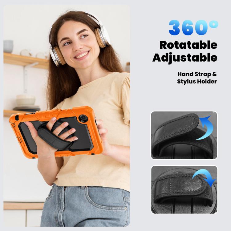 For Lenovo Tab K9 / Tab One Silicone Hybrid PC Tablet Case with Shoulder Strap