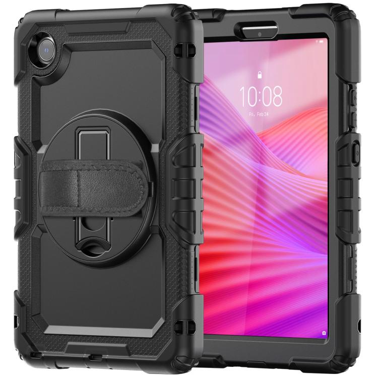 For Lenovo Tab K9 / Tab One Silicone Hybrid PC Tablet Case with Shoulder Strap