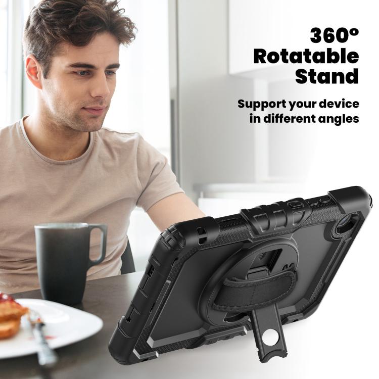 For Lenovo Tab K9 / Tab One Silicone Hybrid PC Tablet Case with Shoulder Strap