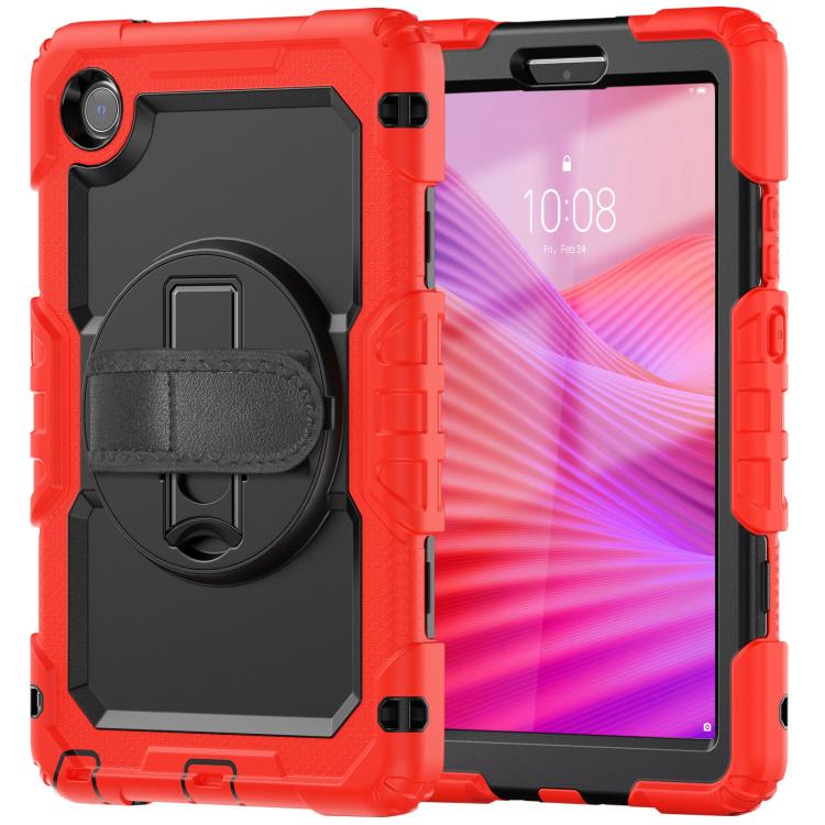 For Lenovo Tab K9 / Tab One Silicone Hybrid PC Tablet Case with Shoulder Strap