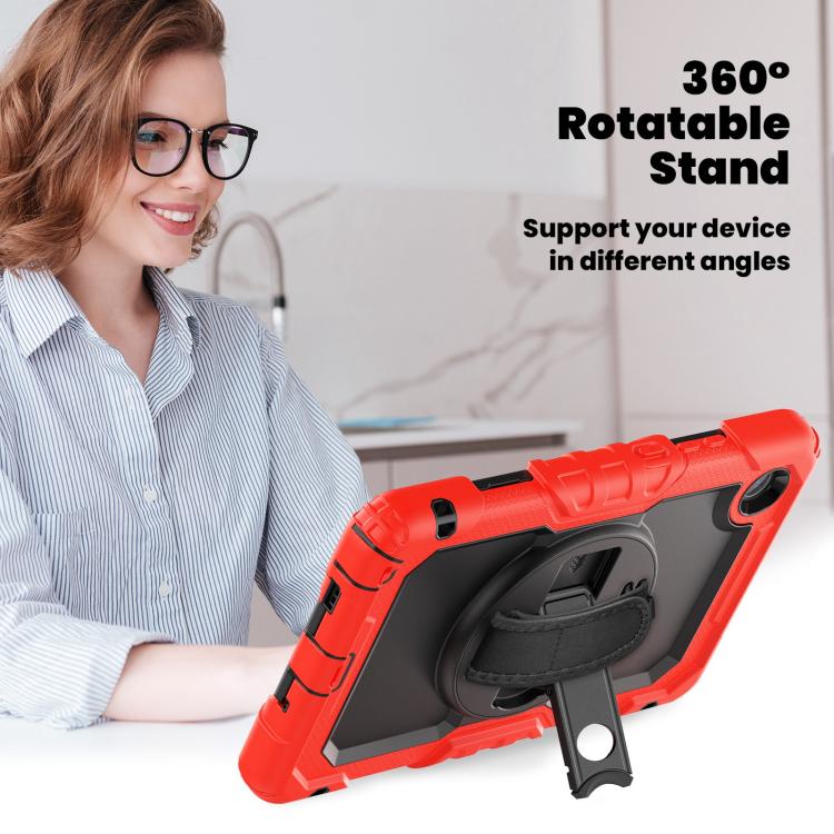 For Lenovo Tab K9 / Tab One Silicone Hybrid PC Tablet Case with Shoulder Strap