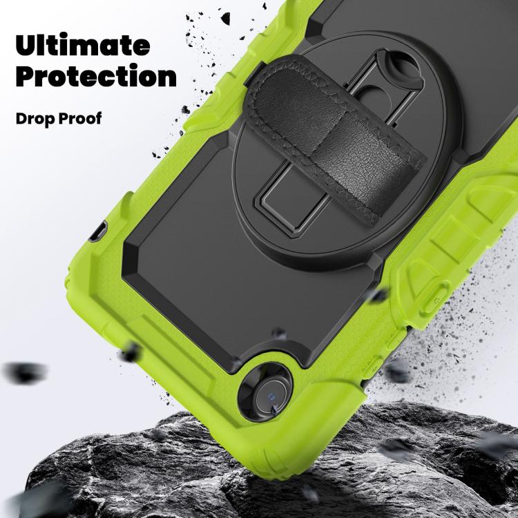 For Lenovo Tab K9 / Tab One Silicone Hybrid PC Tablet Case with Shoulder Strap
