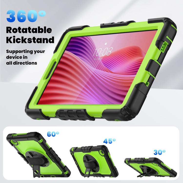 For Lenovo Tab K9 / Tab One Silicone Hybrid PC Tablet Case with Shoulder Strap