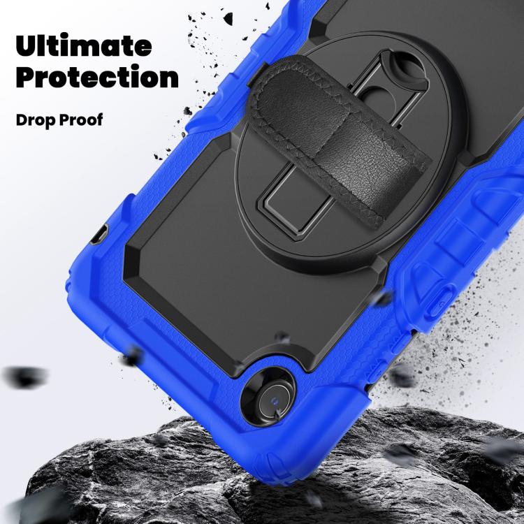 For Lenovo Tab K9 / Tab One Silicone Hybrid PC Tablet Case with Shoulder Strap