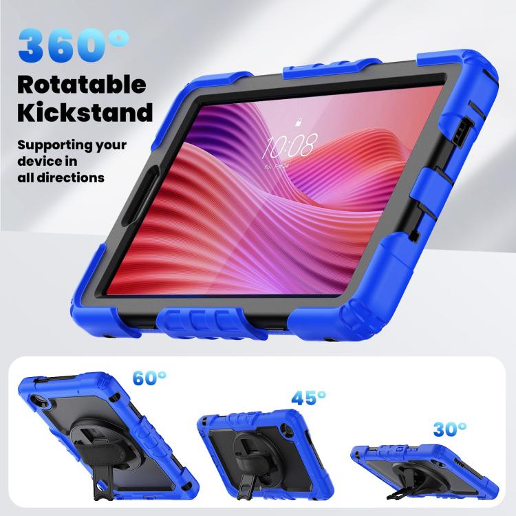For Lenovo Tab K9 / Tab One Silicone Hybrid PC Tablet Case with Shoulder Strap