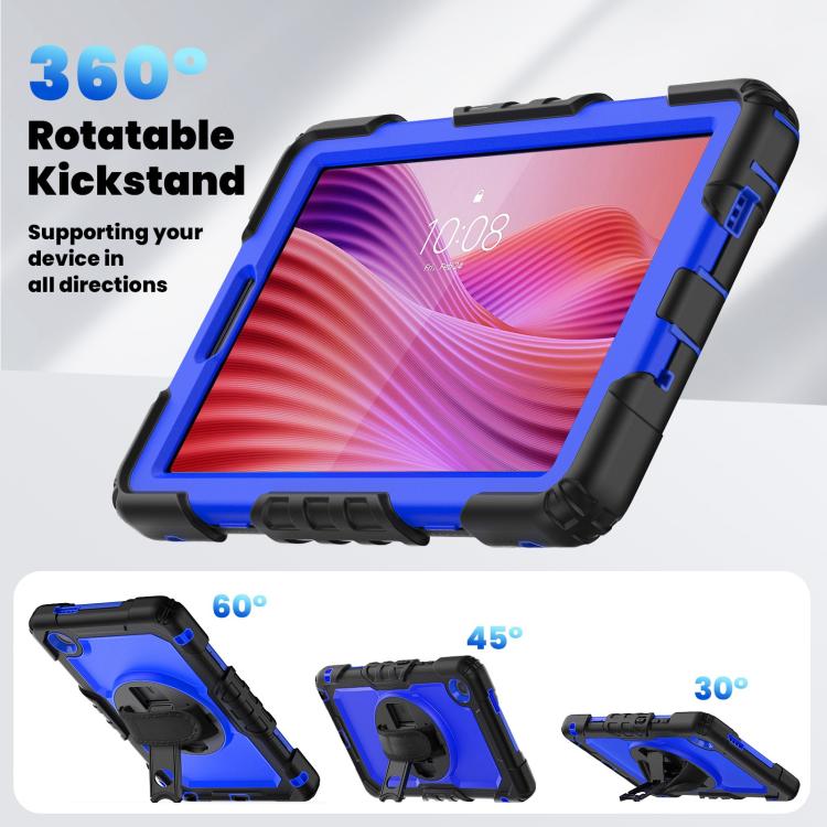 For Lenovo Tab K9 / Tab One Silicone Hybrid PC Tablet Case with Shoulder Strap