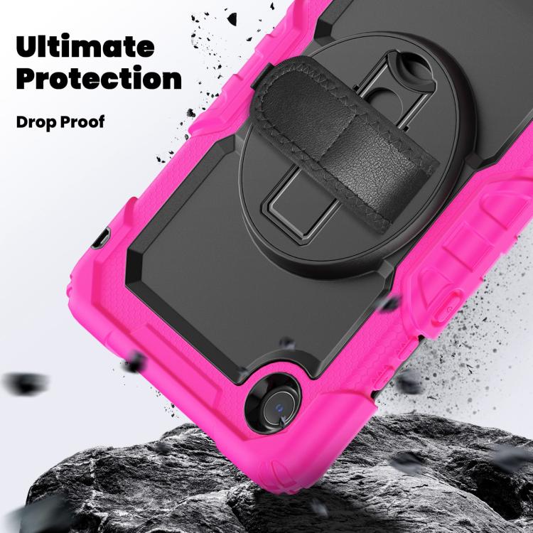 For Lenovo Tab K9 / Tab One Silicone Hybrid PC Tablet Case with Shoulder Strap