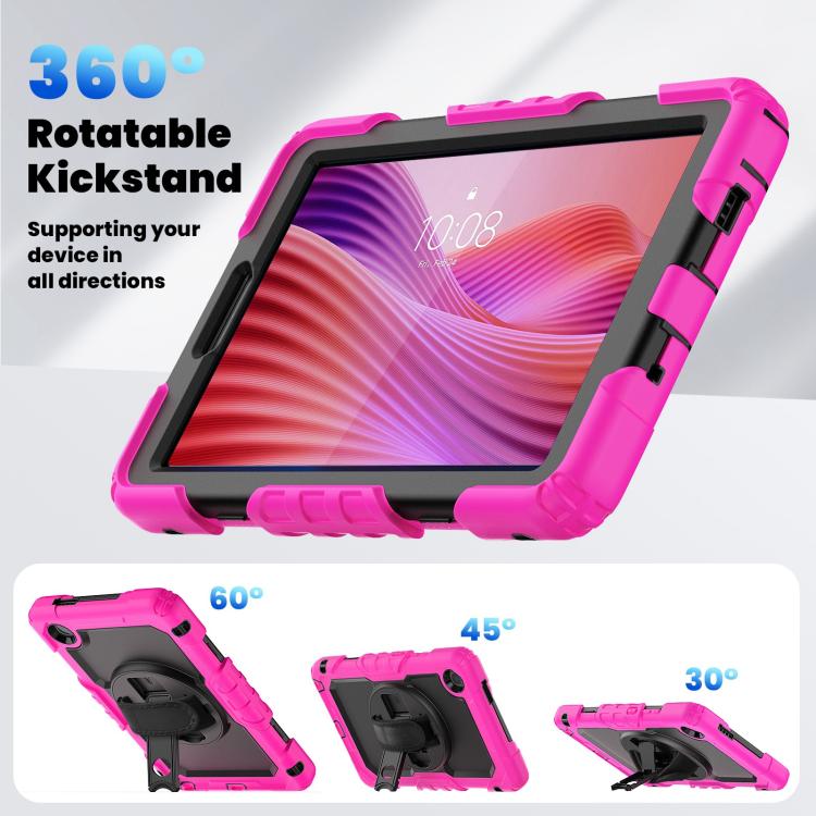 For Lenovo Tab K9 / Tab One Silicone Hybrid PC Tablet Case with Shoulder Strap