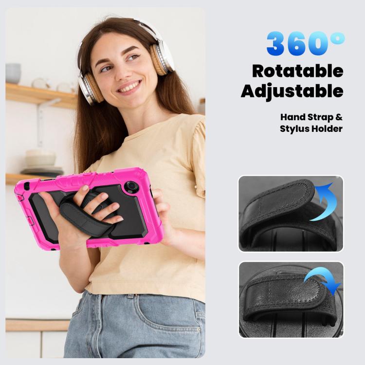 For Lenovo Tab K9 / Tab One Silicone Hybrid PC Tablet Case with Shoulder Strap