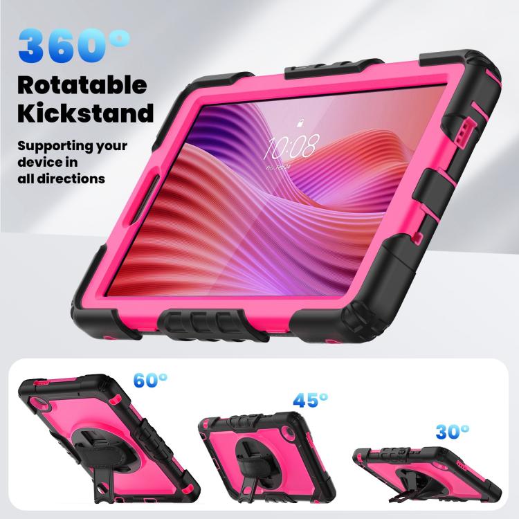 For Lenovo Tab K9 / Tab One Silicone Hybrid PC Tablet Case with Shoulder Strap