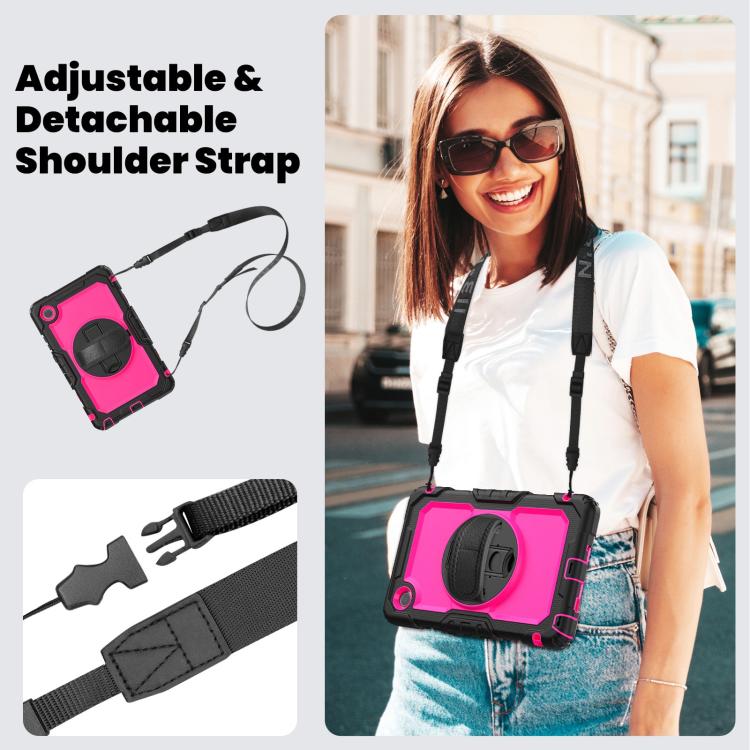 For Lenovo Tab K9 / Tab One Silicone Hybrid PC Tablet Case with Shoulder Strap
