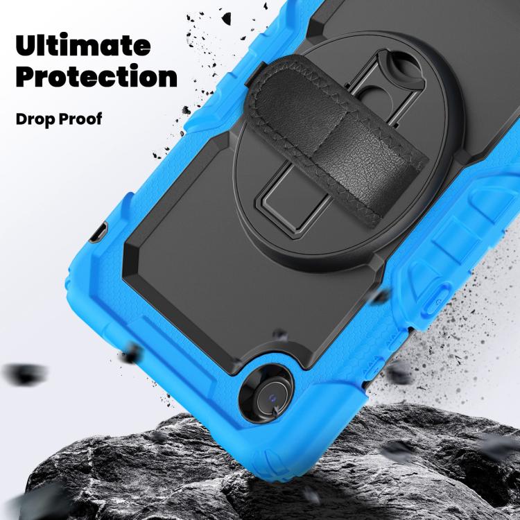 For Lenovo Tab K9 / Tab One Silicone Hybrid PC Tablet Case with Shoulder Strap