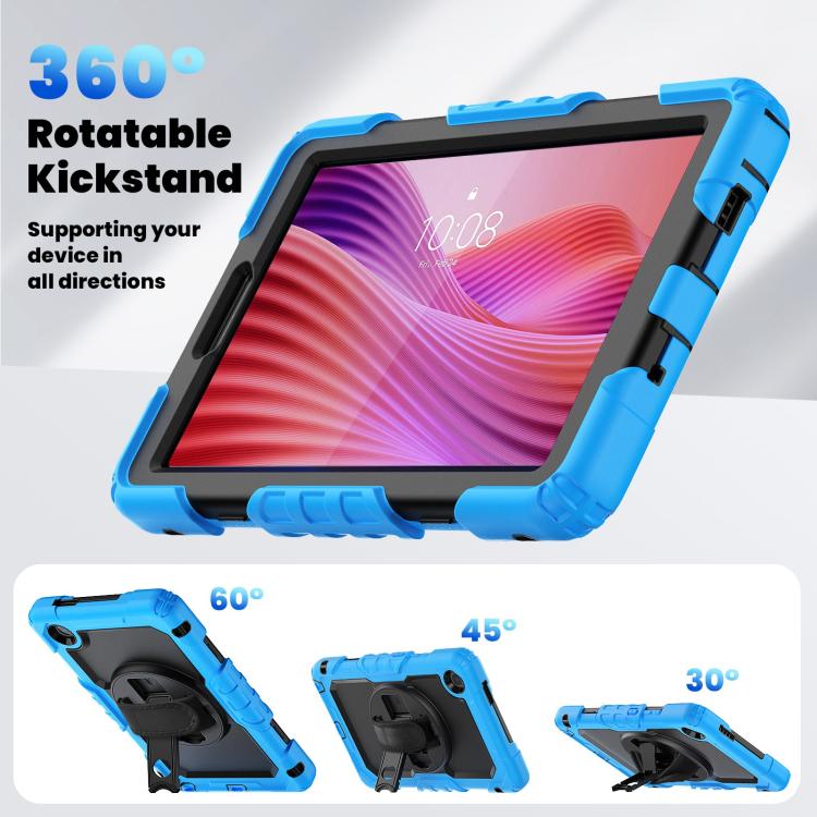 For Lenovo Tab K9 / Tab One Silicone Hybrid PC Tablet Case with Shoulder Strap