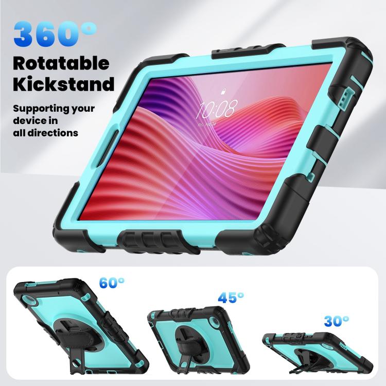 For Lenovo Tab K9 / Tab One Silicone Hybrid PC Tablet Case with Shoulder Strap