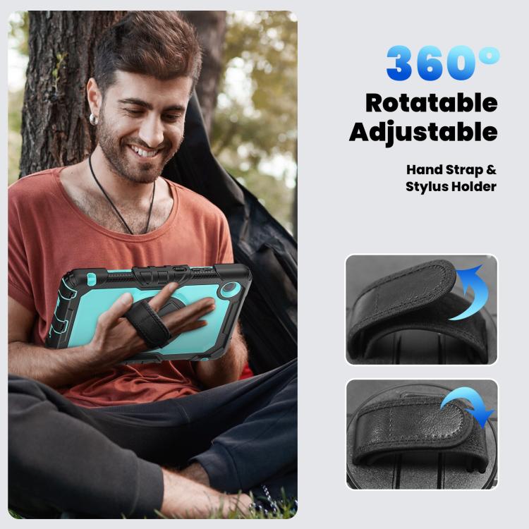 For Lenovo Tab K9 / Tab One Silicone Hybrid PC Tablet Case with Shoulder Strap
