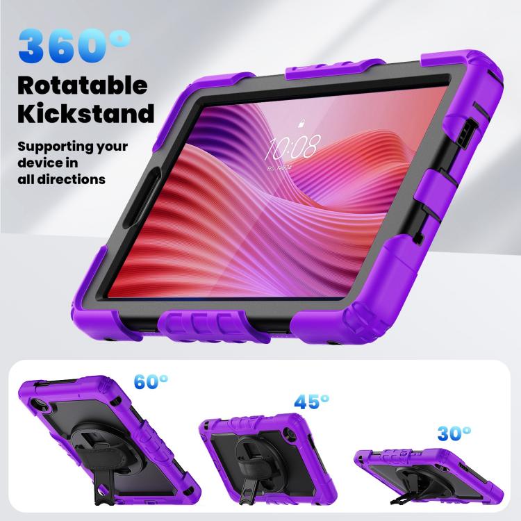 For Lenovo Tab K9 / Tab One Silicone Hybrid PC Tablet Case with Shoulder Strap