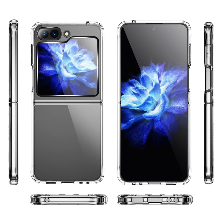For Samsung Galaxy Z Flip5 Shockproof Thickening Acrylic Protective Case(Transparent)